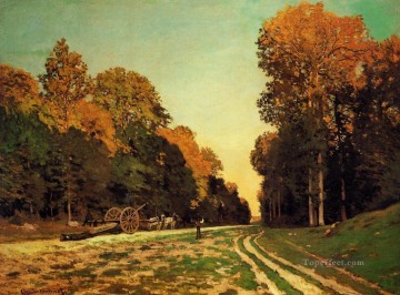  road Painting - The Road from Chailly to Fontainebleau Claude Monet